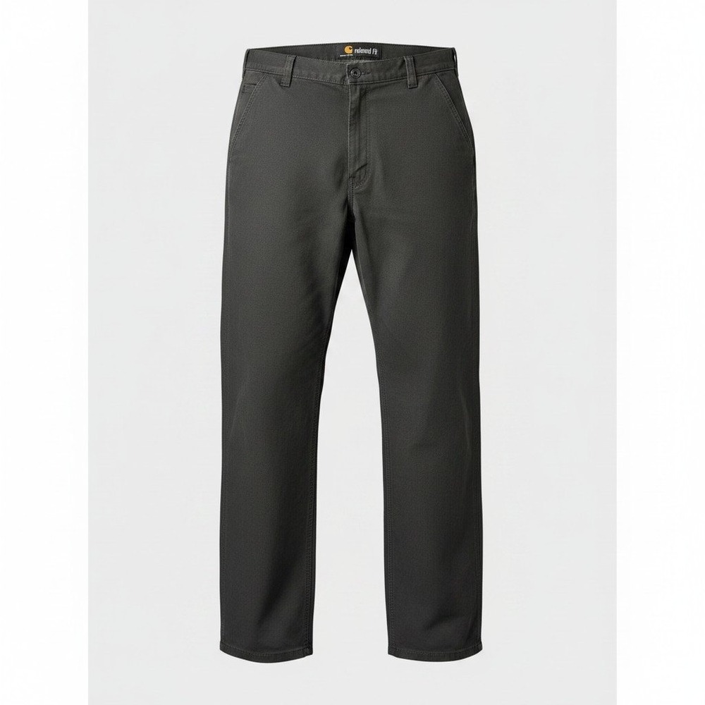 Carhartt Work Pants Mens 40x30 Gray Relaxed Fit Canvas Utility 102291 Shadow